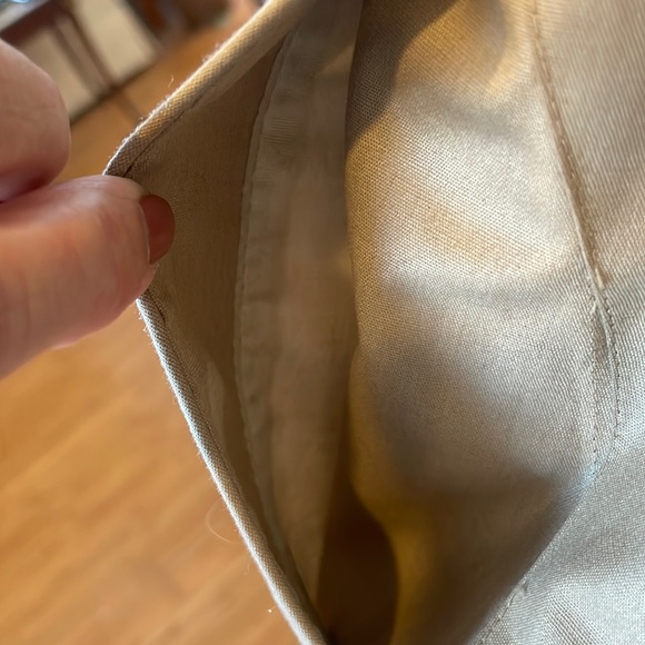 London fog rain coat trench khaki removable zipper fur lining 8 Petite 8P - Picture 4 of 16